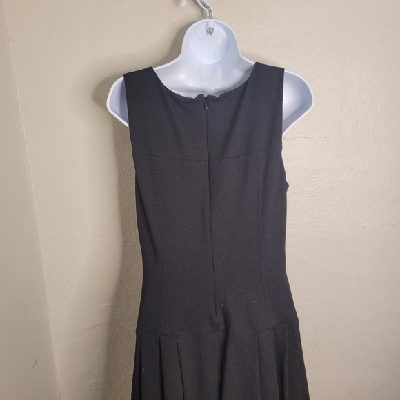 White House Black Market Mini Dress Black Fit & Flare Women's 8 - Picture 7 of 11